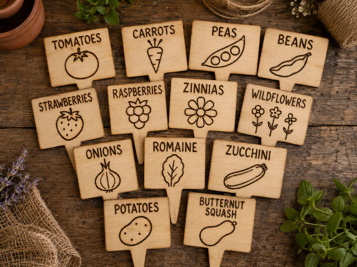 garden plant sign inspiration by ChatGPT